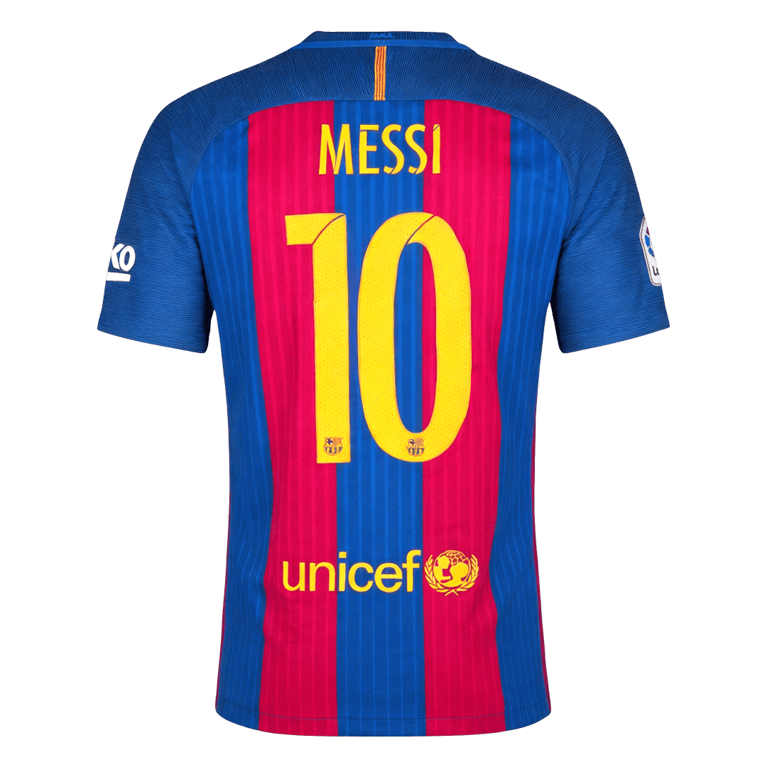 MESSI #10 バルサ Home レトロ ユニフォーム 2016/17