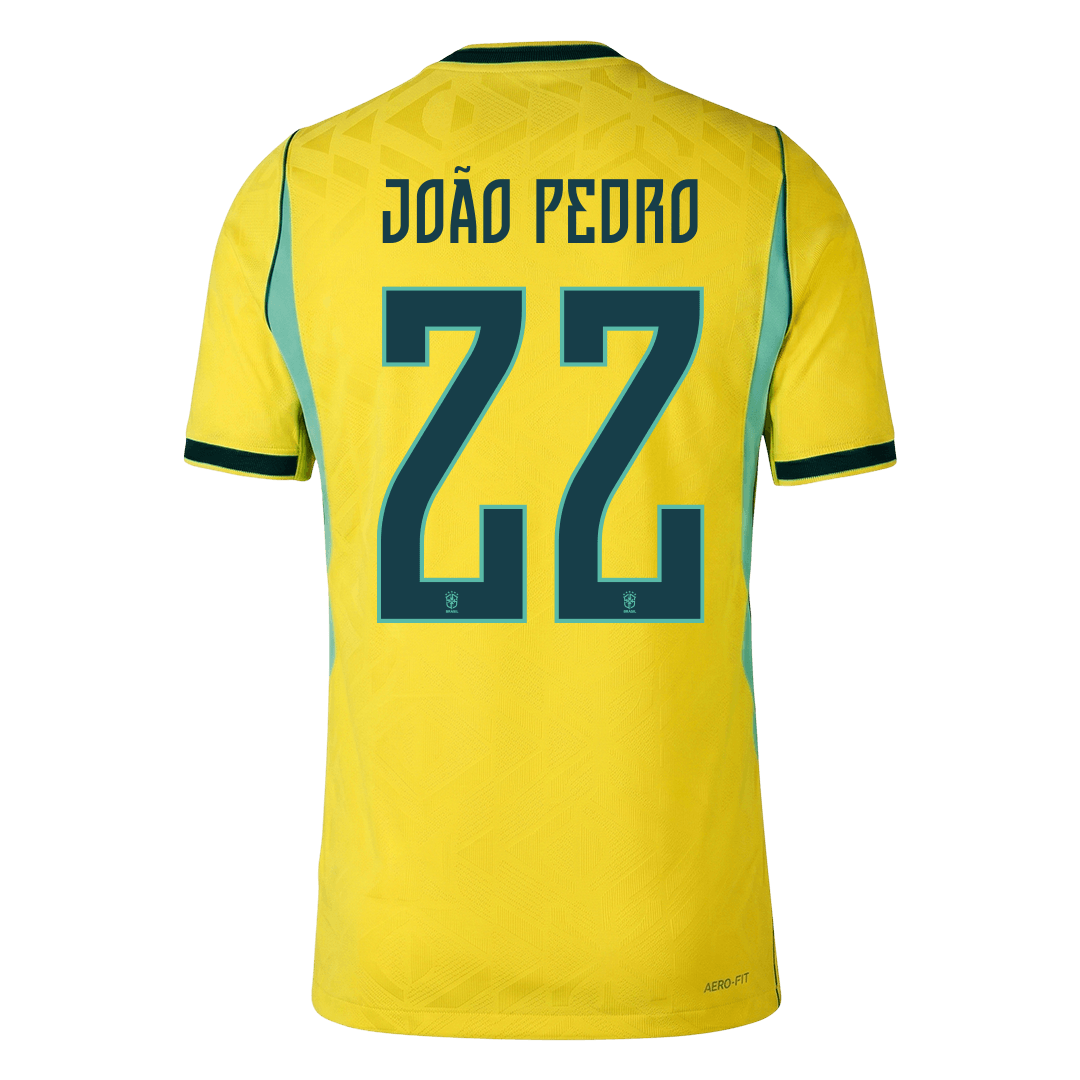 JOÃO PEDRO #22 ブラジル代表 Home 2026 オーセンティックユニフォーム