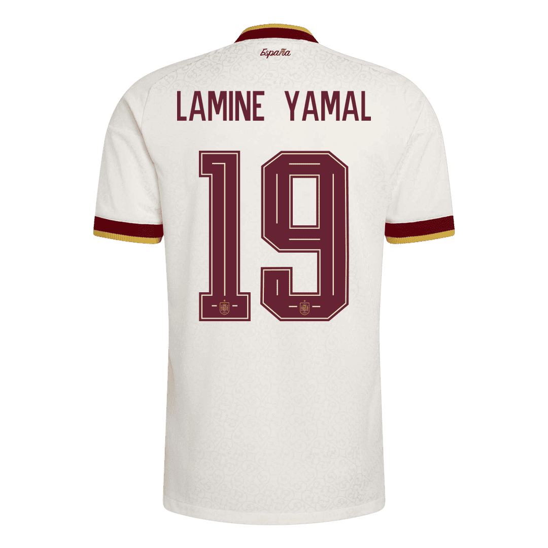 LAMINE YAMAL #19 スペイン代表 Away 2026 オーセンティックユニフォーム
