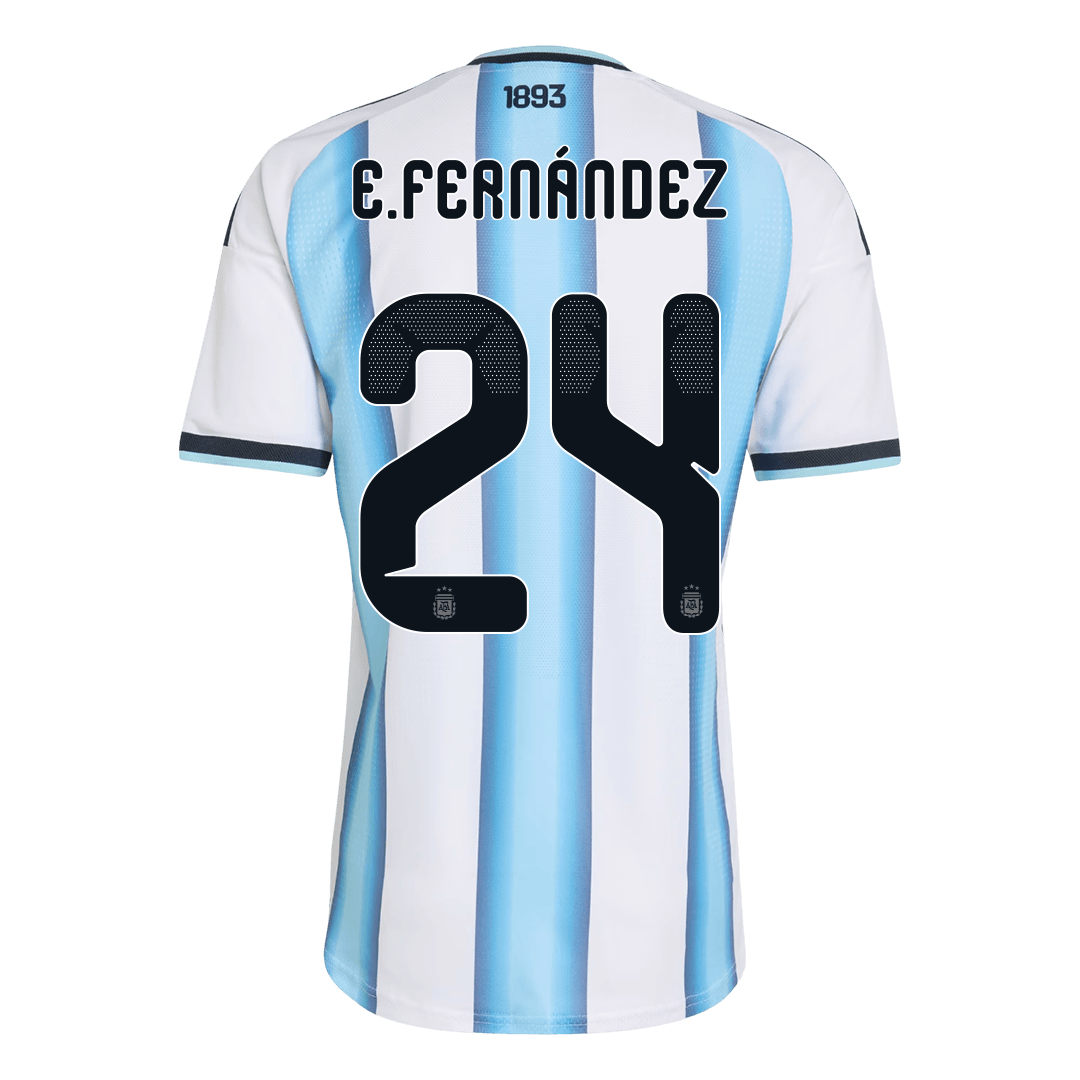E. FERNÁNDEZ #24 アルゼンチン Home 2026 オーセンティックユニフォーム
