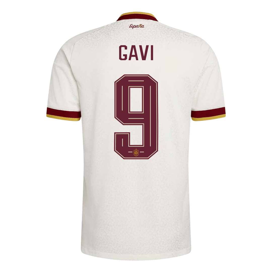 GAVI #9 スペイン代表 Away 2026 オーセンティックユニフォーム