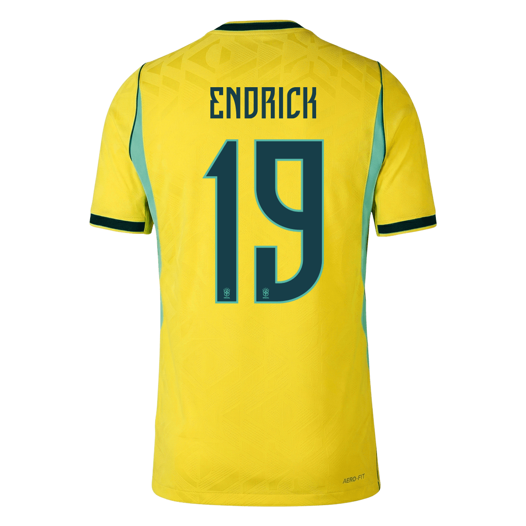ENDRICK #19 ブラジル代表 Home 2026 オーセンティックユニフォーム