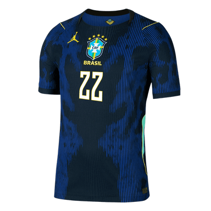 JOÃO PEDRO #22 ブラジル代表 Away 2026 オーセンティックユニフォーム