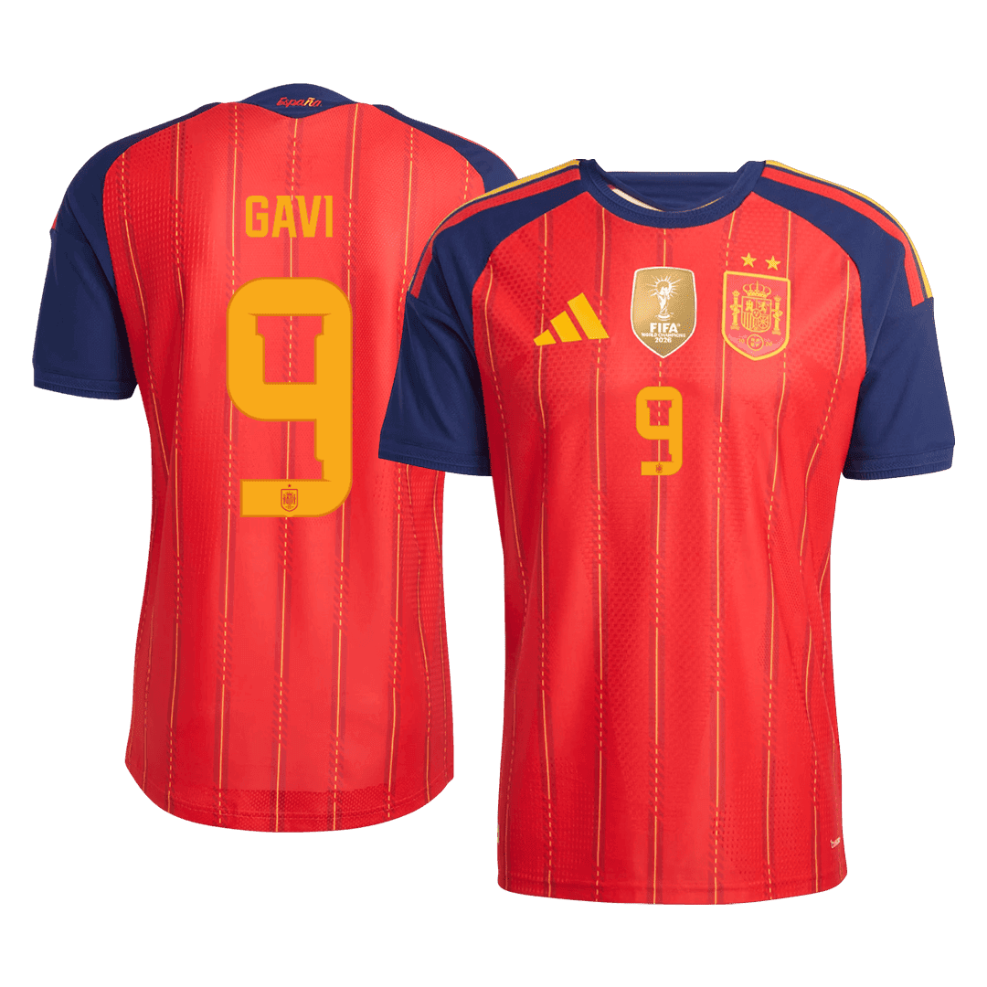 GAVI #9 スペイン代表 Home 2026 オーセンティックユニフォーム