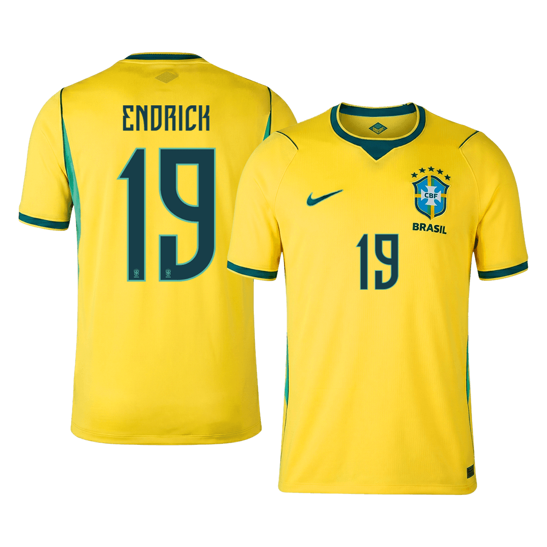 ENDRICK #19 ブラジル代表 Home ユニフォーム 2026