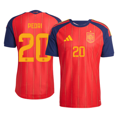 PEDRI #20 スペイン代表 Home 2026 オーセンティックユニフォーム