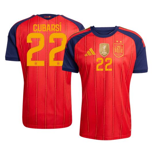 CUBARSÍ #22 スペイン代表 Home ユニフォーム 2026