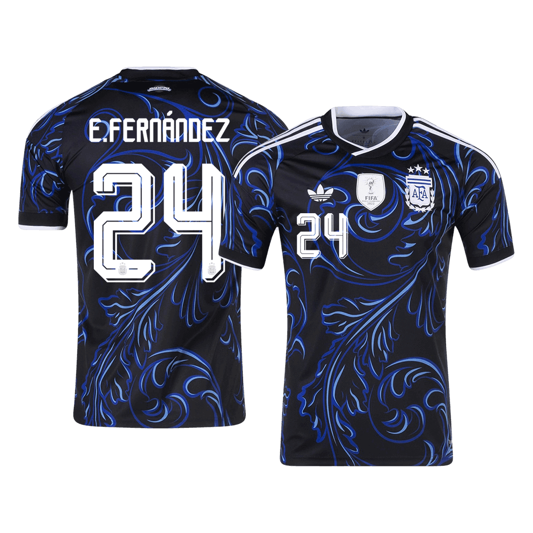 E. FERNÁNDEZ #24 アルゼンチン Away ユニフォーム 2026