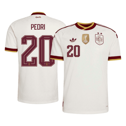 PEDRI #20 スペイン代表 Away 2026 オーセンティックユニフォーム