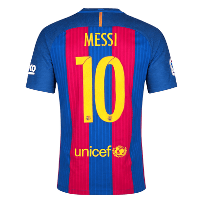 MESSI #10 バルサ Home レトロ ユニフォーム 2016/17