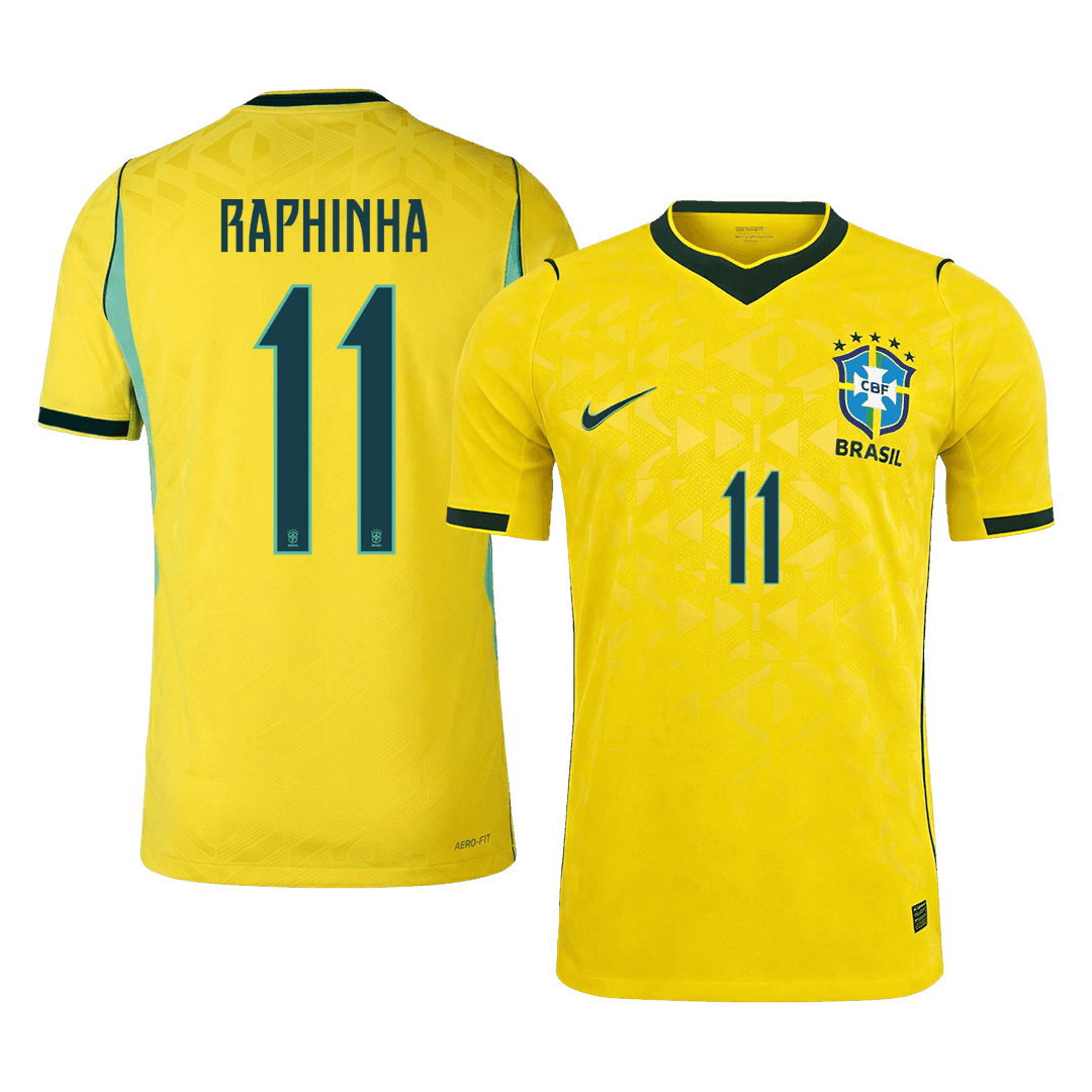 RAPHINHA #11 ブラジル代表 Home 2026 オーセンティックユニフォーム