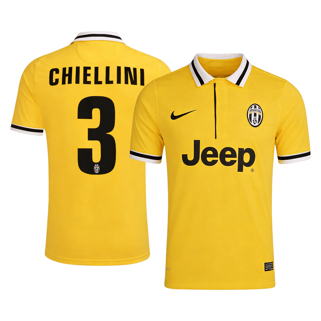 CHIELLINI #3 ユーヴェ Away レトロ ユニフォーム 2013/14