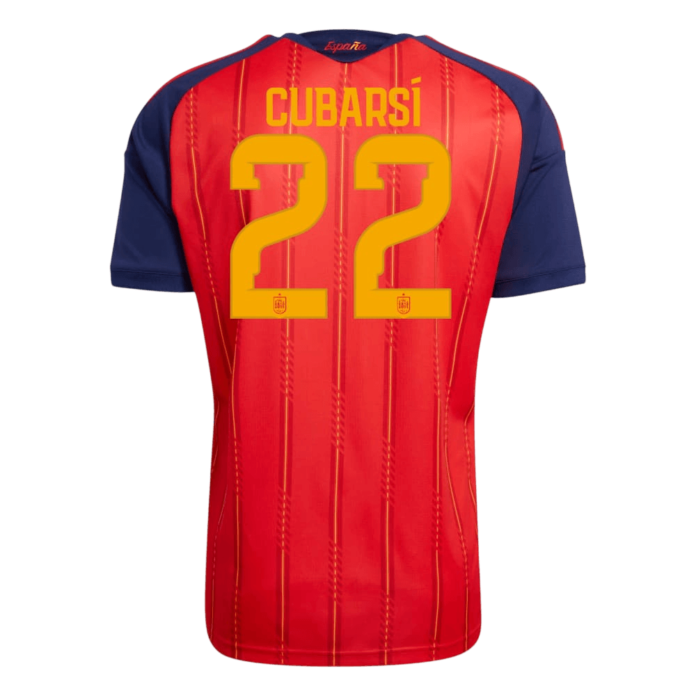 CUBARSÍ #22 スペイン代表 Home ユニフォーム 2026