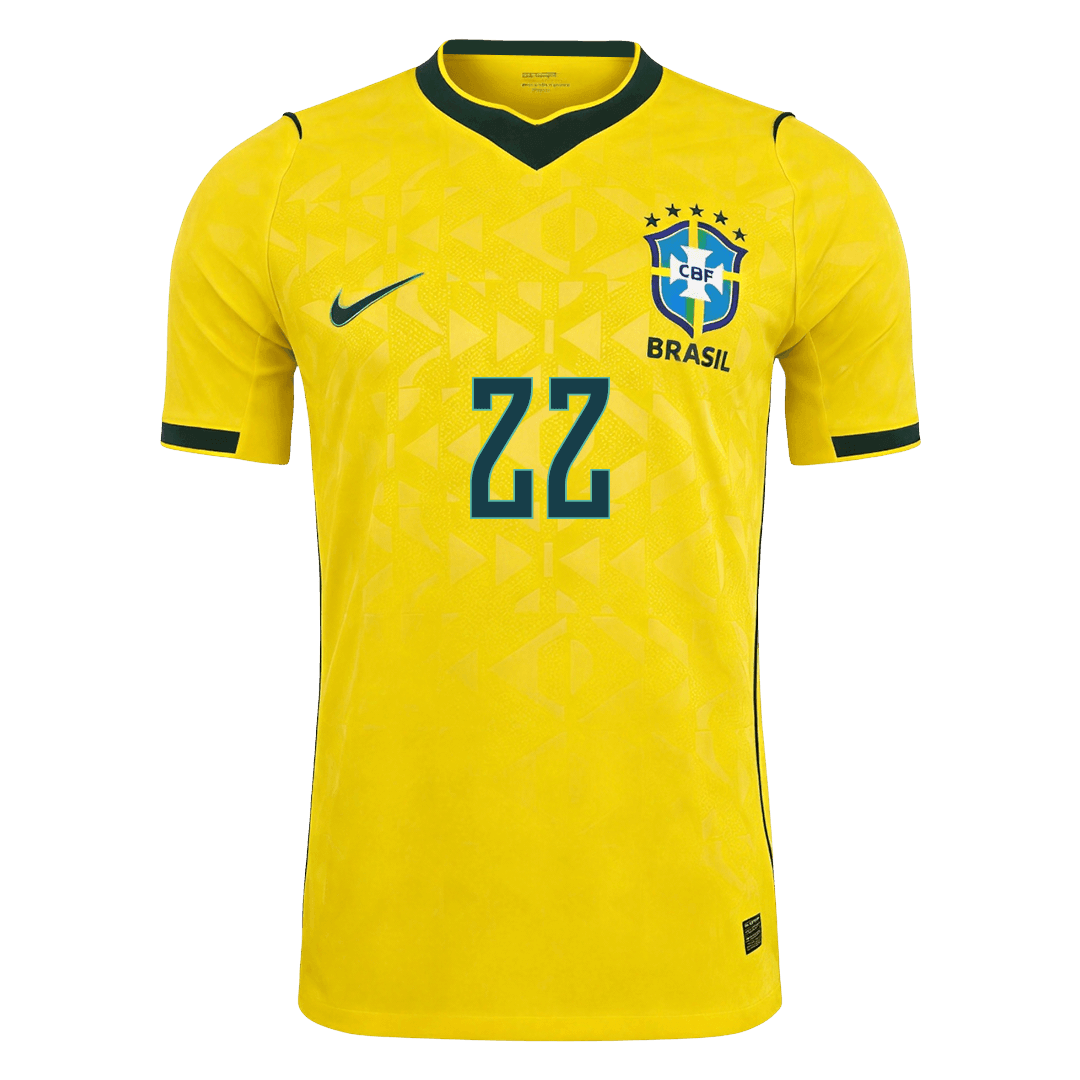 JOÃO PEDRO #22 ブラジル代表 Home 2026 オーセンティックユニフォーム
