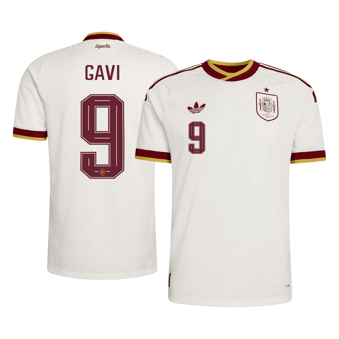 GAVI #9 スペイン代表 Away 2026 オーセンティックユニフォーム