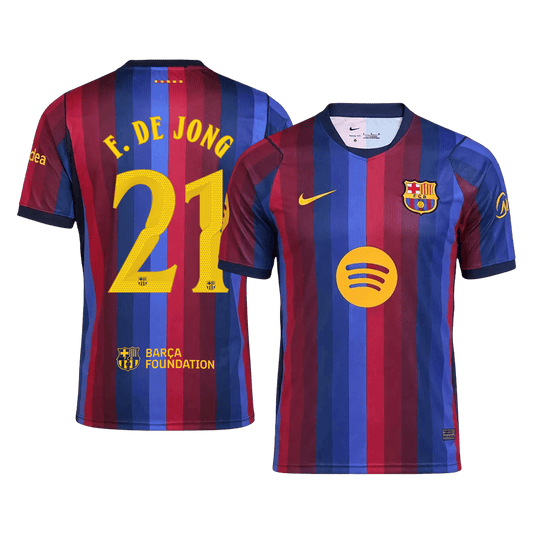F. DE JONG #21 バルサ Home ユニフォーム 2026/27 - UCL