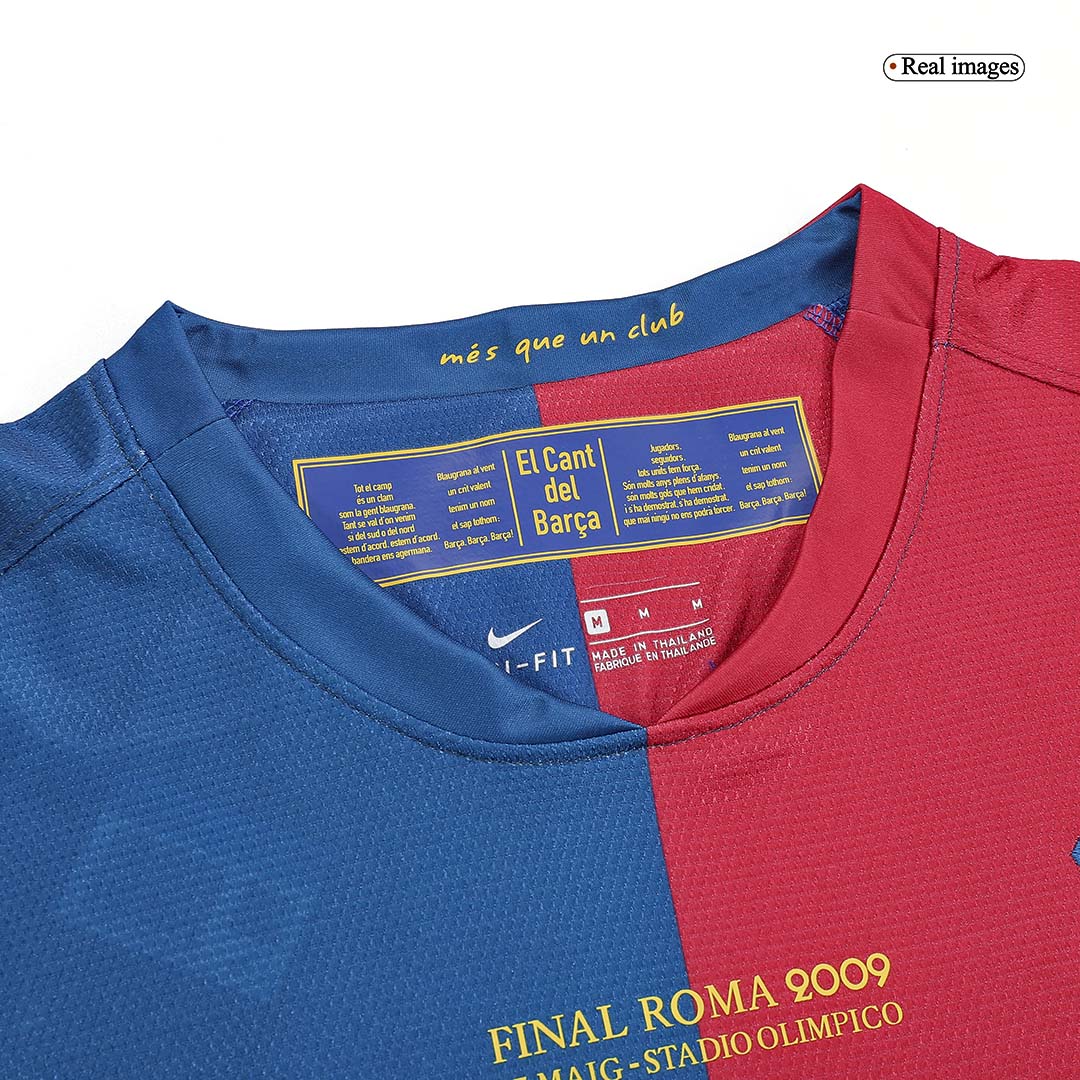 バルサ Home レトロ 长袖 ユニフォーム 2008/09 - UCL