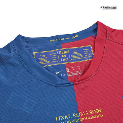 バルサ Home レトロ 长袖 ユニフォーム 2008/09 - UCL