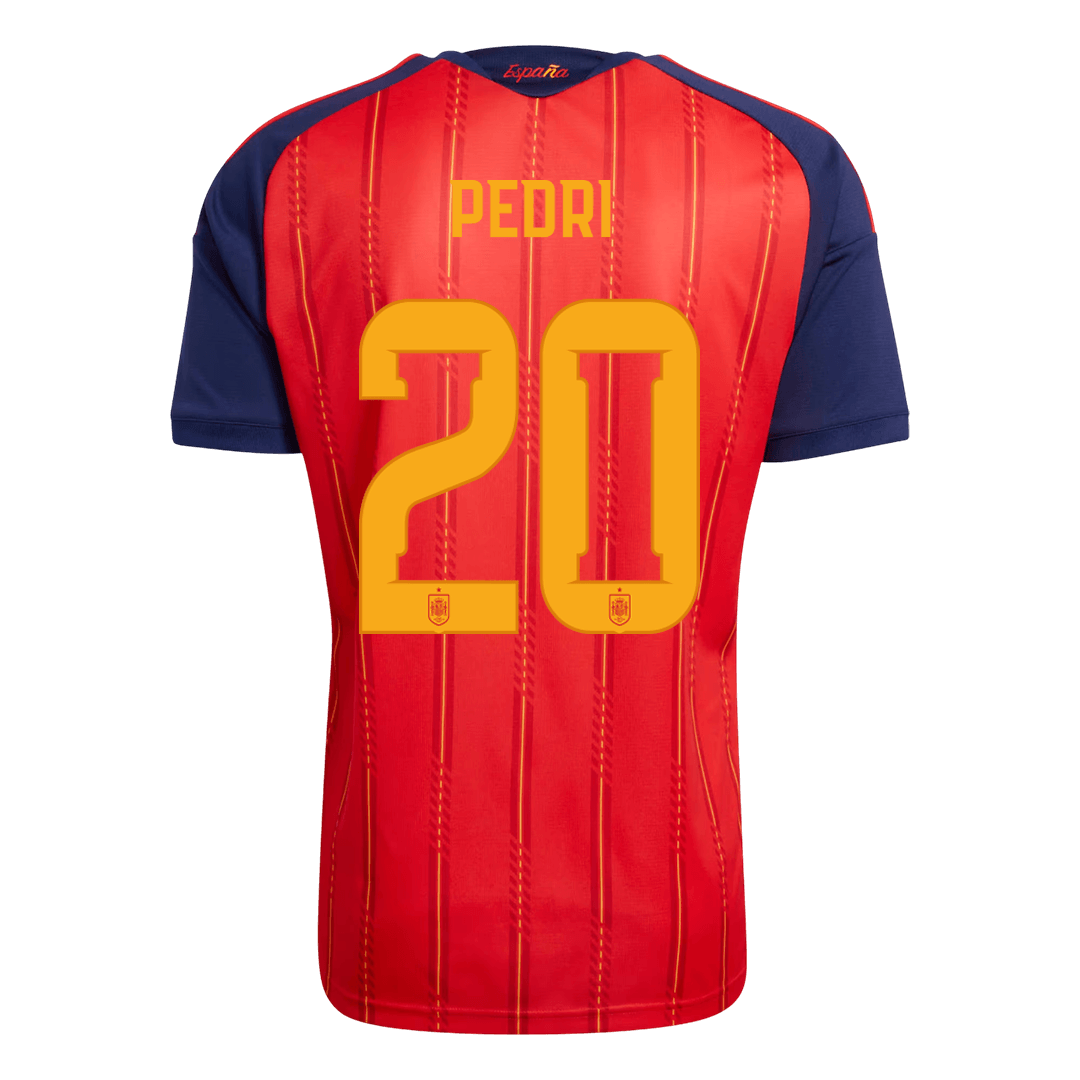 PEDRI #20 スペイン代表 Home ユニフォーム 2026 - 高品質
