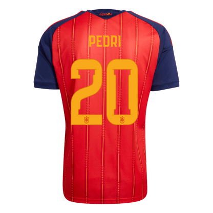PEDRI #20 スペイン代表 Home ユニフォーム 2026 - 高品質