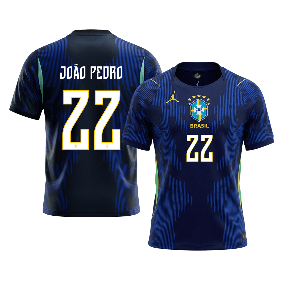 JOÃO PEDRO #22 ブラジル代表 Away ユニフォーム 2026