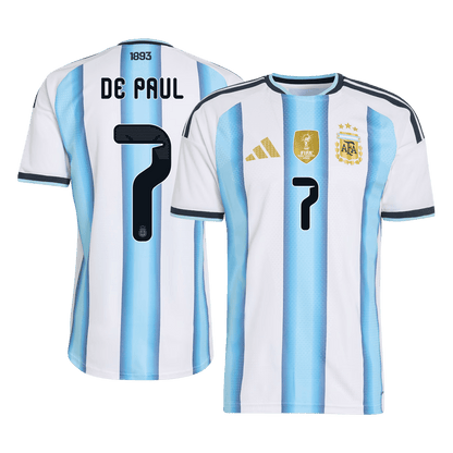 DE PAUL #7 アルゼンチン Home 2026 オーセンティックユニフォーム