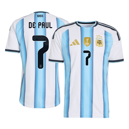 DE PAUL #7 アルゼンチン Home 2026 オーセンティックユニフォーム