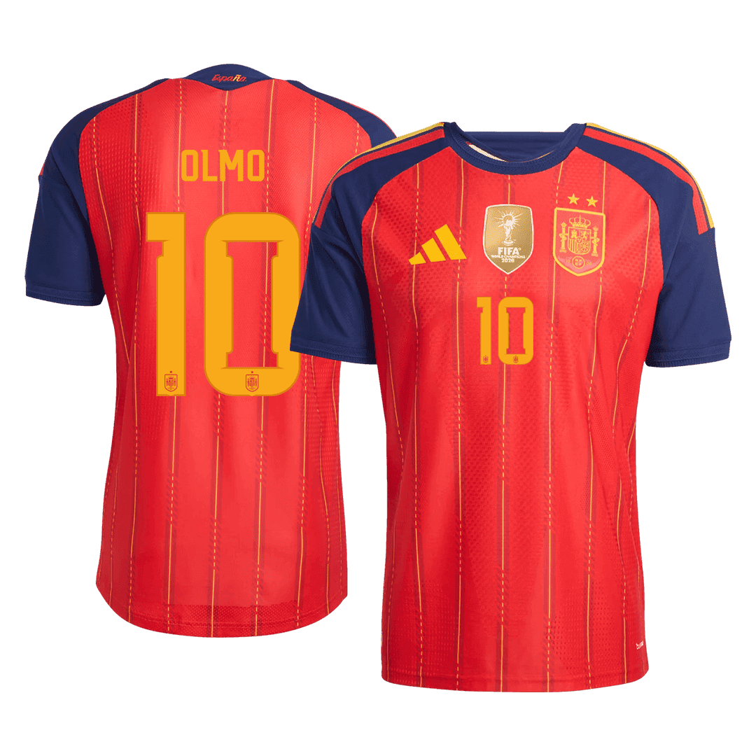 OLMO #10 スペイン代表 Home 2026 オーセンティックユニフォーム
