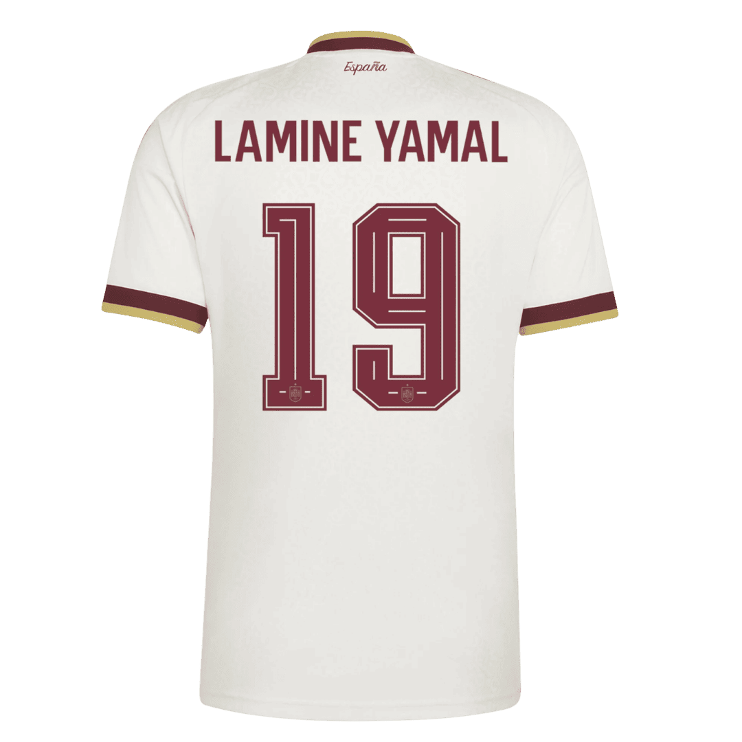 LAMINE YAMAL #19 スペイン代表 Away ユニフォーム 2026