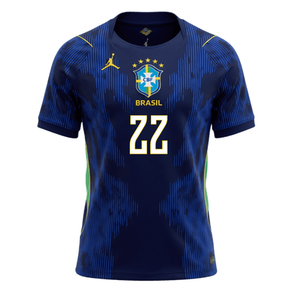 JOÃO PEDRO #22 ブラジル代表 Away ユニフォーム 2026