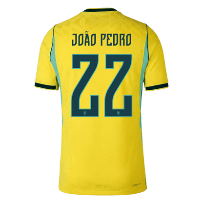 JOÃO PEDRO #22 ブラジル代表 Home 2026 オーセンティックユニフォーム