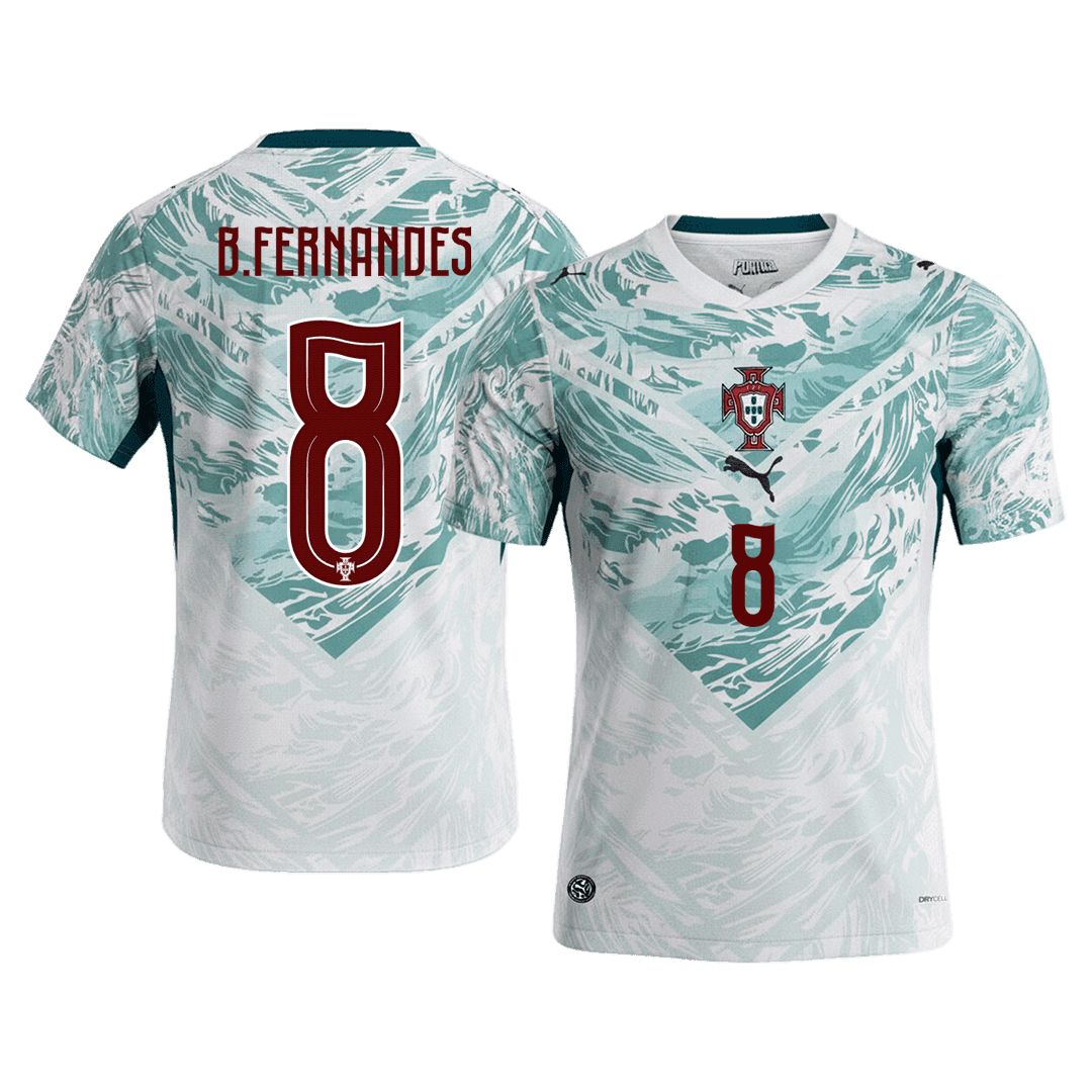B.FERNANDES #8 ポルトガル代表 Away ユニフォーム 2026