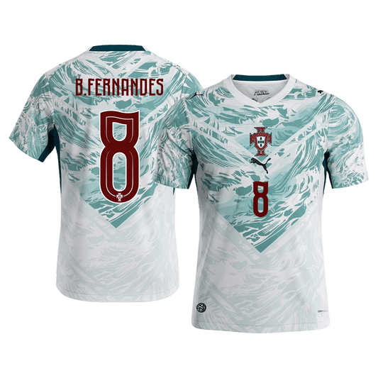 B.FERNANDES #8 ポルトガル代表 Away ユニフォーム 2026
