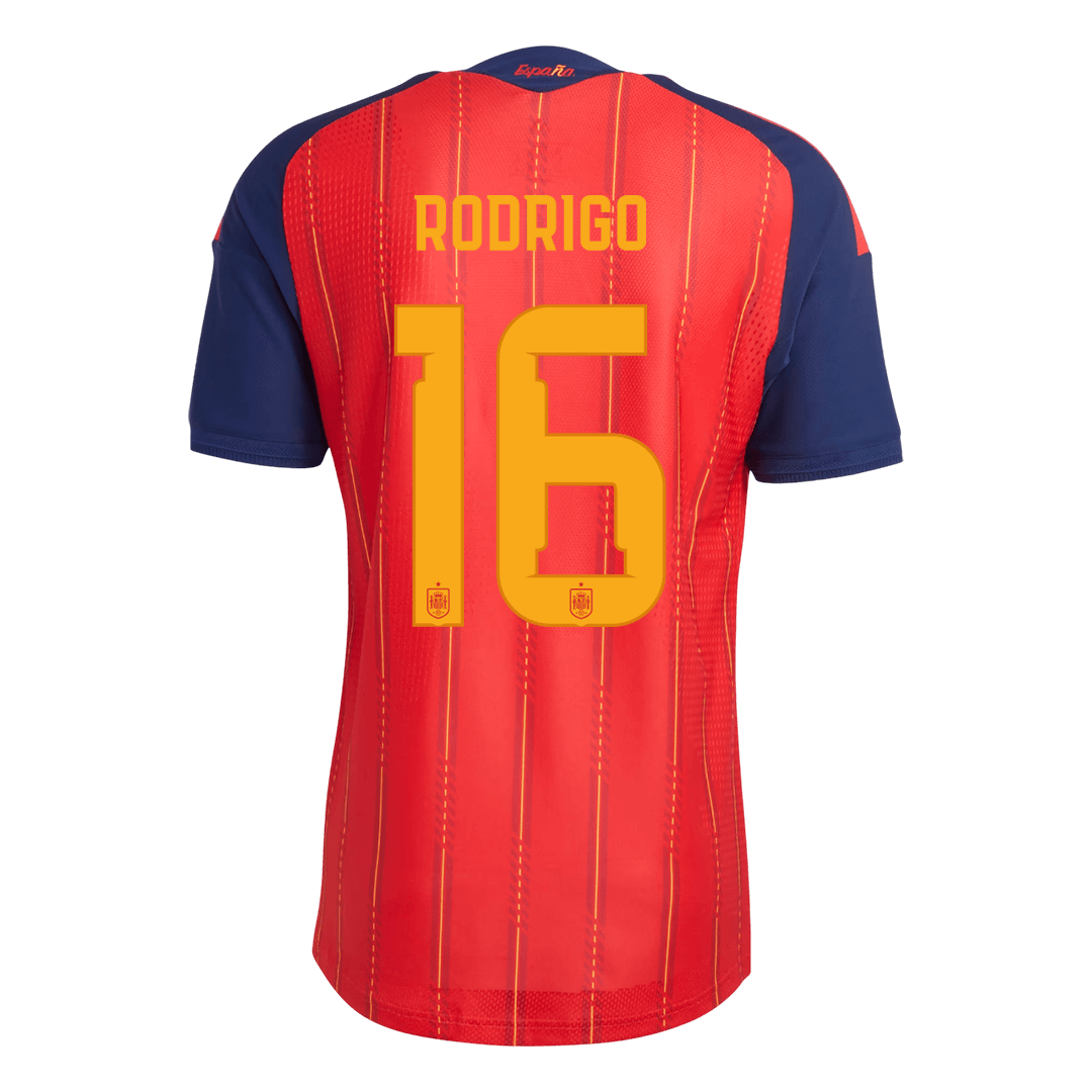RODRIGO #16 スペイン代表 Home 2026 オーセンティックユニフォーム