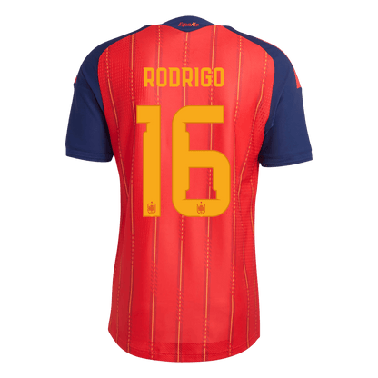 RODRIGO #16 スペイン代表 Home 2026 オーセンティックユニフォーム