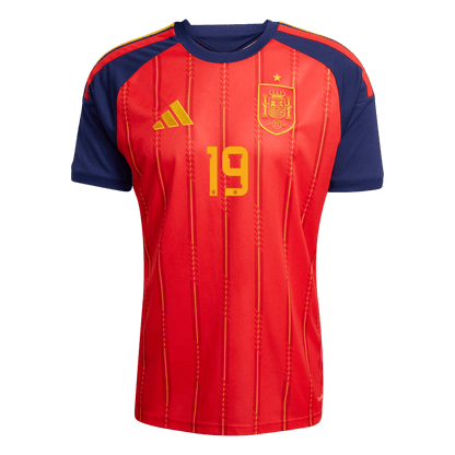 LAMINE YAMAL #19 スペイン代表 Home ユニフォーム 2026 - 高品質