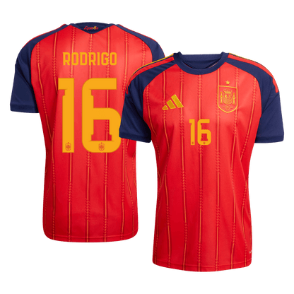 RODRIGO #16 スペイン代表 Home ユニフォーム 2026 - 高品質