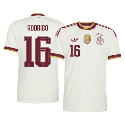 RODRIGO #16 スペイン代表 Away ユニフォーム 2026