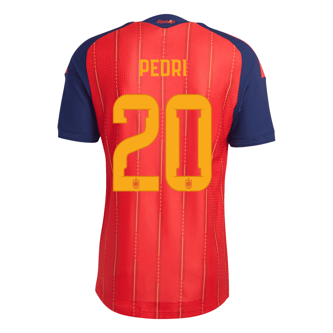 PEDRI #20 スペイン代表 Home 2026 オーセンティックユニフォーム