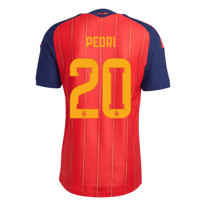 PEDRI #20 スペイン代表 Home 2026 オーセンティックユニフォーム