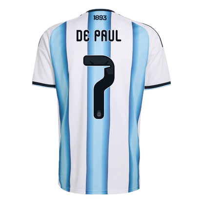 DE PAUL #7 アルゼンチン Home ユニフォーム 2026 - 高品質