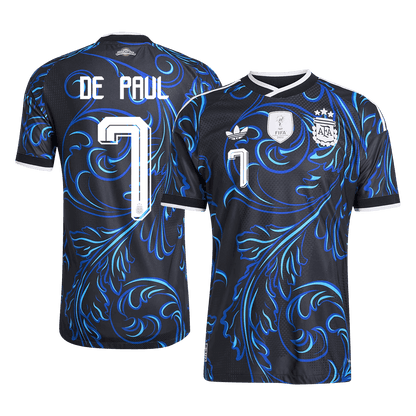 DE PAUL #7 アルゼンチン Away 2026 オーセンティックユニフォーム
