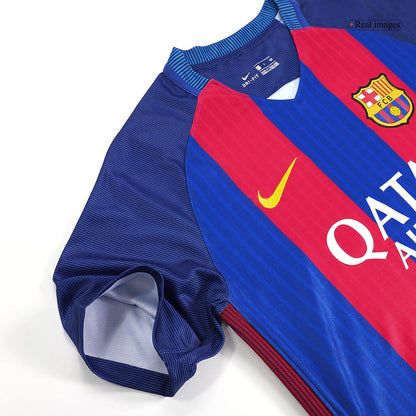 MESSI #10 バルサ Home レトロ ユニフォーム 2016/17