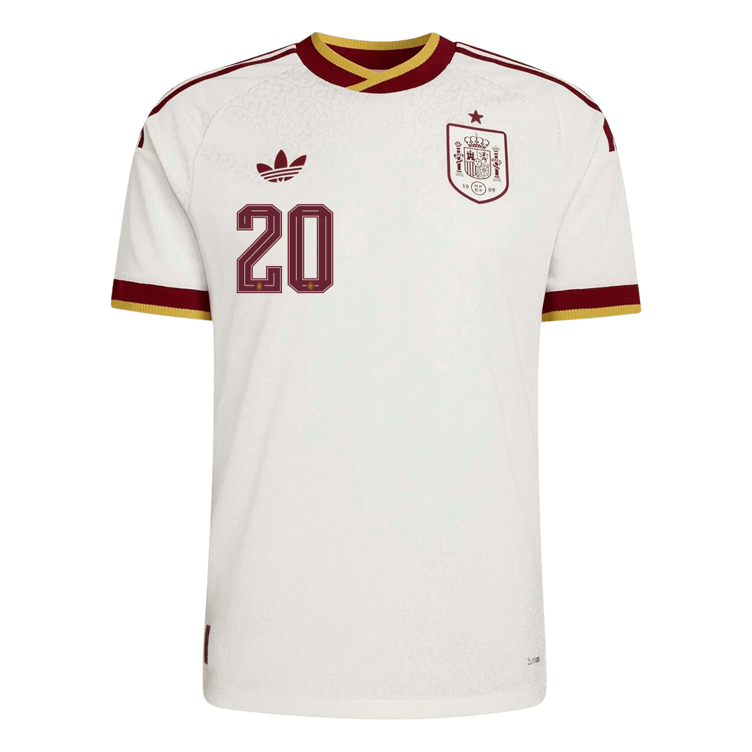 PEDRI #20 スペイン代表 Away 2026 オーセンティックユニフォーム