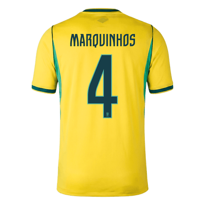 MARQUINHOS #4 ブラジル代表 Home ユニフォーム 2026