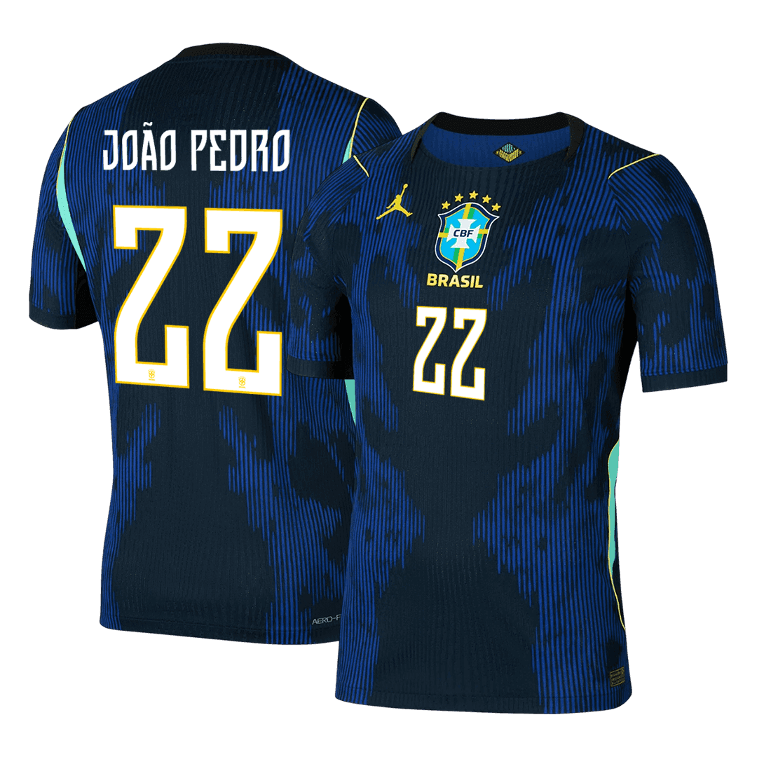 JOÃO PEDRO #22 ブラジル代表 Away 2026 オーセンティックユニフォーム