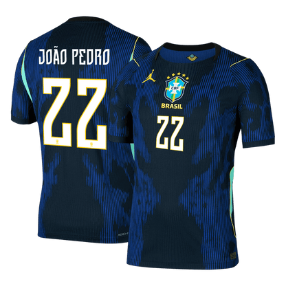 JOÃO PEDRO #22 ブラジル代表 Away 2026 オーセンティックユニフォーム