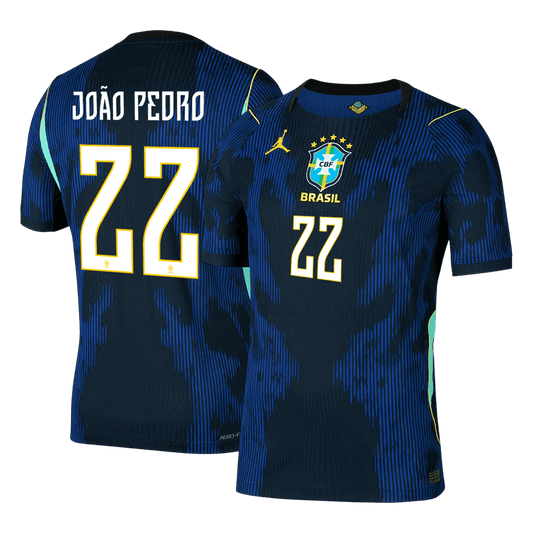 JOÃO PEDRO #22 ブラジル代表 Away 2026 オーセンティックユニフォーム