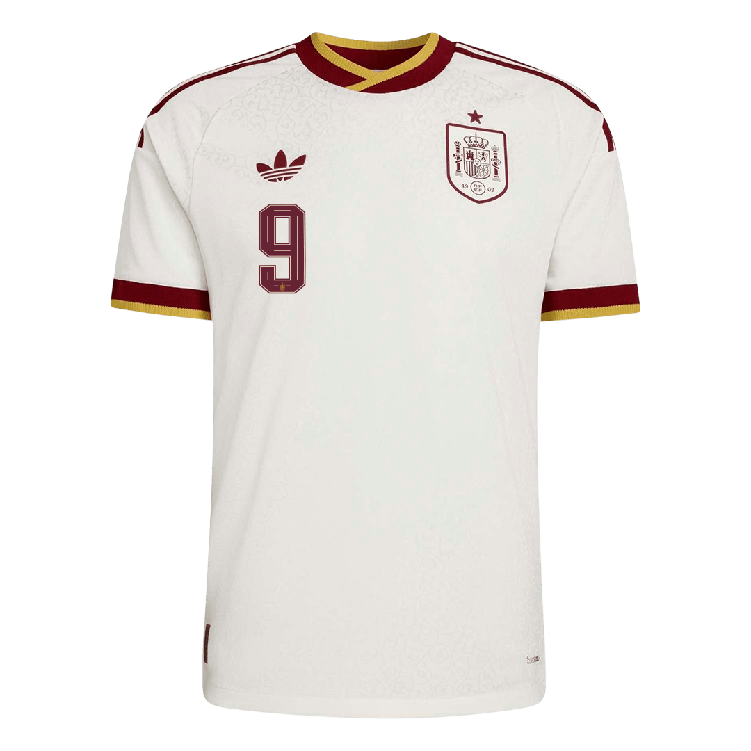 GAVI #9 スペイン代表 Away 2026 オーセンティックユニフォーム