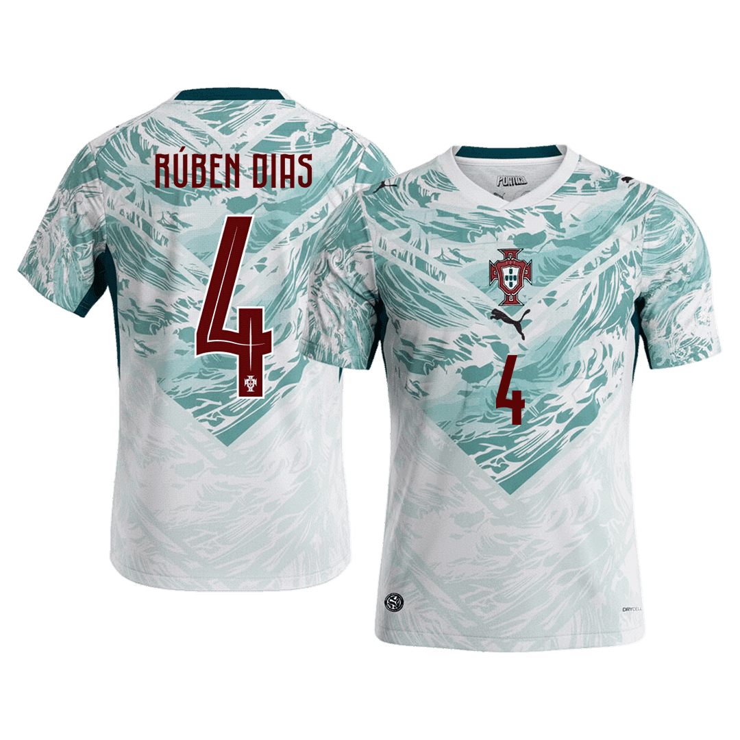 RÚBEN DIAS #4 ポルトガル代表 Away ユニフォーム 2026